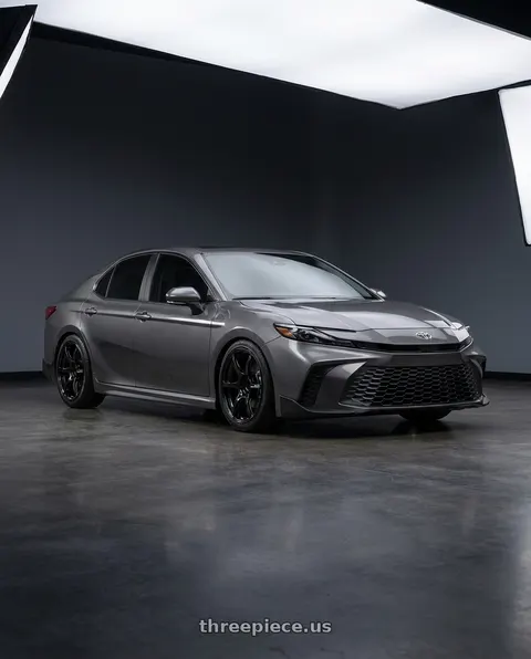 2026 Toyota Camry with Advan RGIII 5x114.3 18x9.5+45 Gloss Black wheels