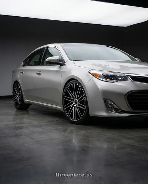 2013 Toyota Avalon with MARQUEE WHEELS M3307W 5x114.3 20x10+38 BLACK / MACHINED wheels