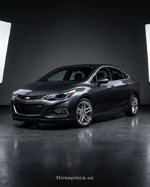 2017 Chevrolet Cruze with Heritage Wheel EBISU MonoC 5x105 18x8.5+35 Chrome wheels