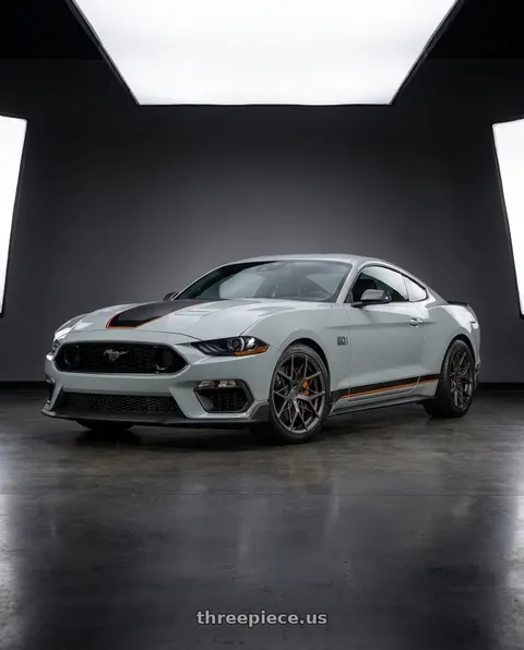 2021 Ford Mustang Mach 1 with Rohana RC7 5x114.3 19x9.5+40 Matte Graphite wheels