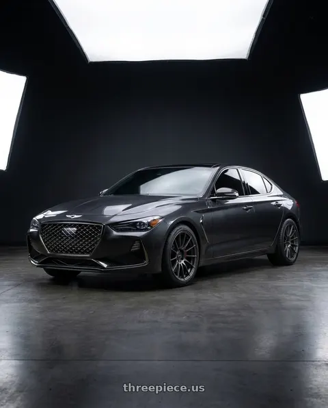 2019 Genesis G70 Advanced with Enkei RS05-RR 5x114.3 18x11+16 Matte Gunmetal wheels