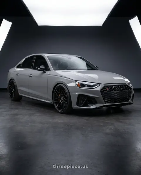 2021 Audi S4 Prestige with Forgestar F14 5x112 19x8.5 +35 Gloss Black wheels
