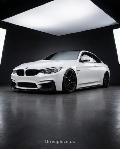 2018 BMW M4 with BBS XR 5x120 19x8.5+35 Gloss Black wheels