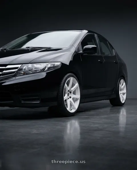 2012 honda city 1 5 with Work Emotion T7R wheels