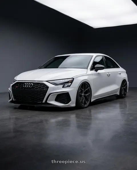 2024 Audi S3 with BBS FI-R Evo 5x112 19x9.5+15 Satin Black wheels