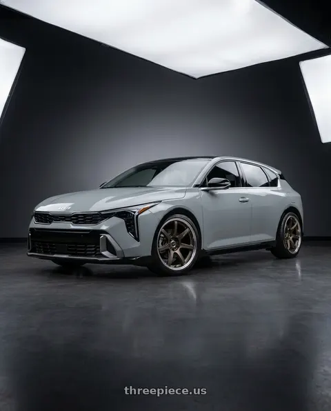 2026 Kia K4 GT-Line with Work Emotion T7R 2P wheels