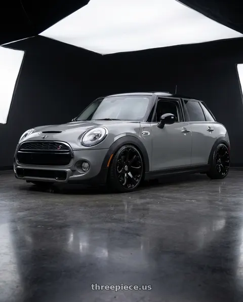 2013 Mini Cooper with Heritage Wheel Kokoro MonoC 5X112 20x10+35 Black wheels