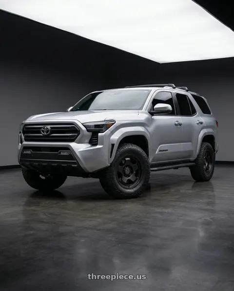 2026 Toyota 4Runner with Black Rhino Hard Alloys SOL 6x139.7 17x8 +30 Matte Black wheels