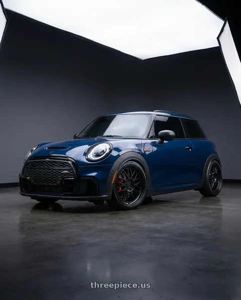 2019 Mini jcw with KATANA RACING KR06 5x112 18x8 +40 Matte Black wheels