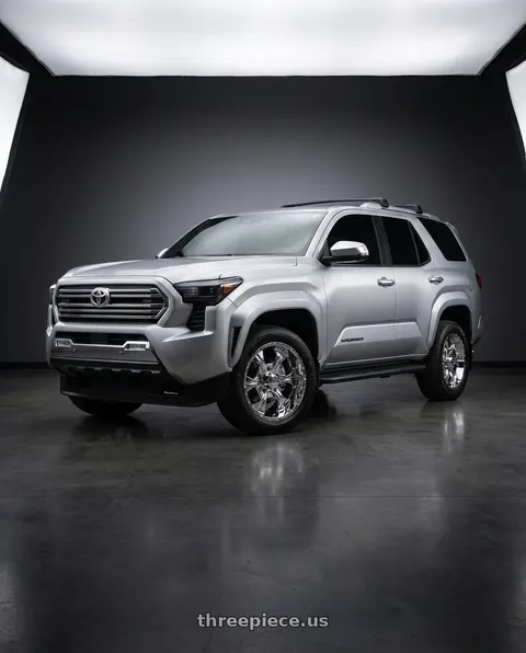 2026 Toyota 4Runner with Helo HE791 MAXX 6X139.7 16X10 -25 CHROME wheels