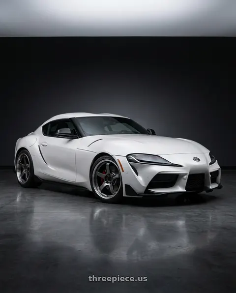 2020 Toyota GR Supra with Advan Racing GT BEYOND 5x112 19x9.5 +25 MACHINING & HYPER PLATINUM BLACK wheels