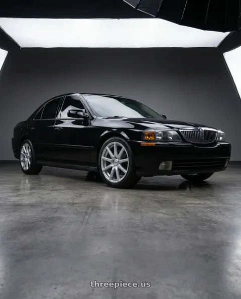 2004 Lincoln LS with V�xx Este 5x108/5x114.3 17x7.5+40 Bright Silver wheels