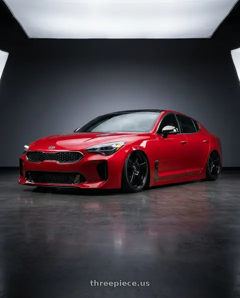 2022 Kia Stinger with Forgestar CF5 5x114.3 19x9 +35 Gloss Black wheels