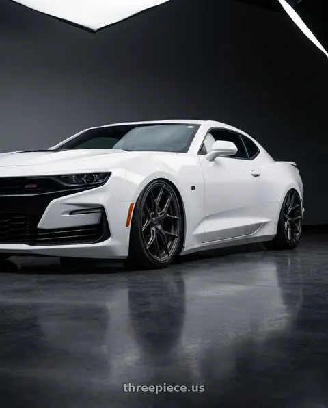 2022 Chevrolet Camaro with VOSSEN HF-5 5X120 20x9 +35 MATTE GUNMETAL wheels