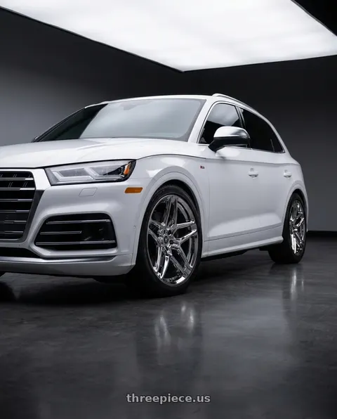 2019 Audi SQ5 Prestige with HERITAGE WHEEL EBISU MONOC 5x112 19x8.5 +35 CHROME wheels