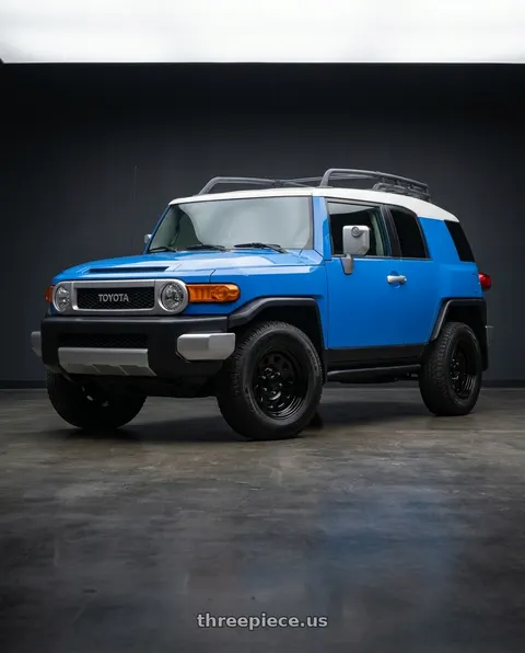 2007 Toyota FJ Cruiser with Vision HD 84H 5x139.7 17x8-12 Gloss Black wheels