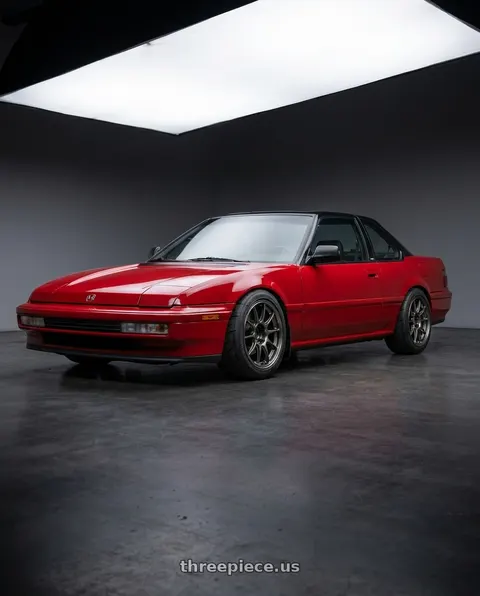 1991 Honda Prelude with WedsSport TC105X 4x100 16x7.0+43 EJ Titan wheels