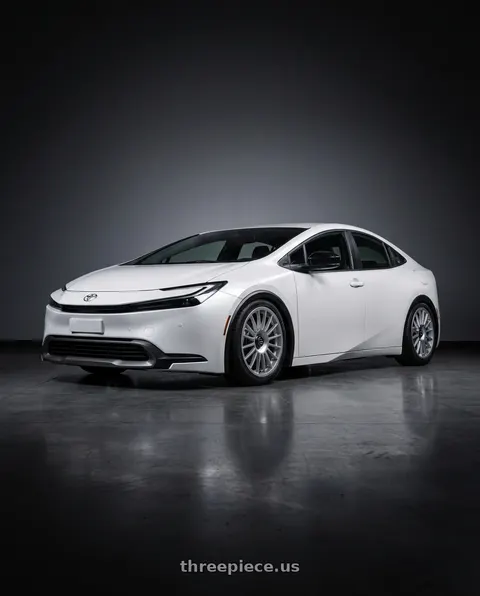 2023 Toyota Prius with fifteen52 PODIUM 5x114.3 / 5x120 19x8.5 +35 SPEED SILVER (GLOSS SILVER) wheels