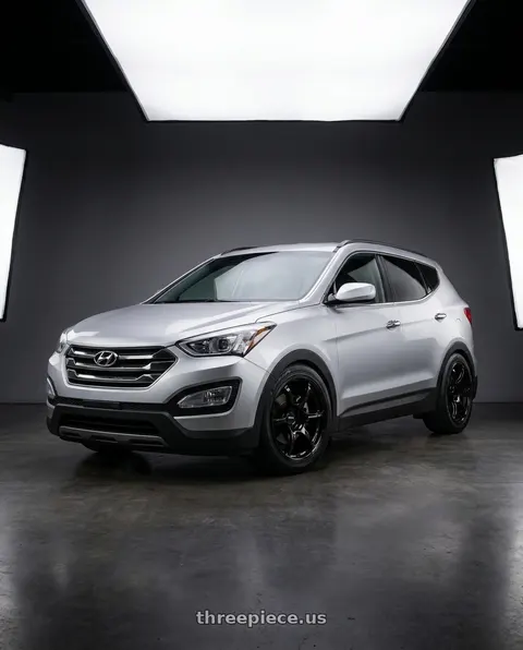 2014 Hyundai Santa Fe with Advan RGIII 5x114.3 18x9.0+25 Gloss Black wheels