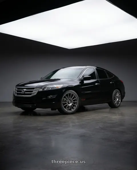 2010 Honda Accord Crosstour with fifteen52 PODIUM 5x114.3 / 5x120 19x8.5 +35 FROSTED GRAPHITE (SATIN GREY) wheels