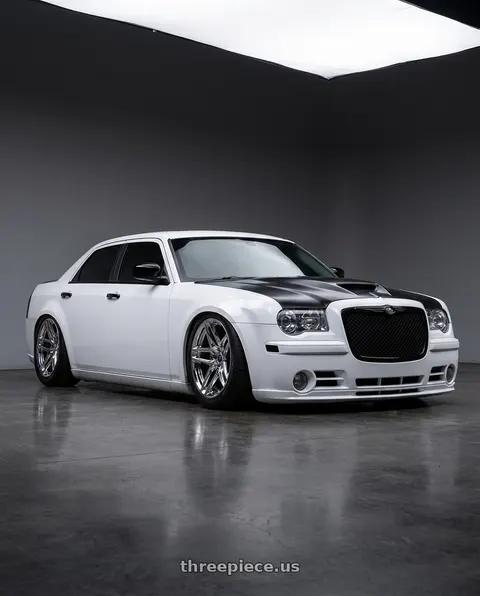 2007 Chrysler 300 with HERITAGE WHEEL EBISU MONOC 5x115 20x9 +25 CHROME wheels
