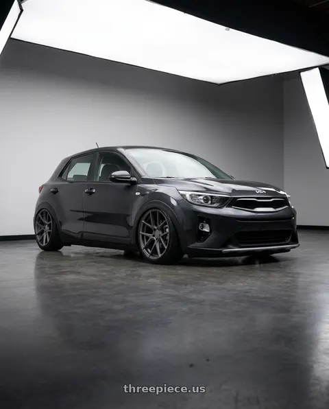 2024 Kia Stonic with Avant Garde Wheels M510 5X130 19x11 +52 Dolphin Grey wheels