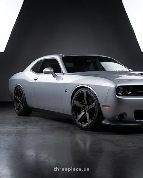2023 Dodge Challenger R/T Scat Pack with Niche 1PC M271 TERAMO 5X115 20X9.5 +15 MATTE BLACK WITH DOUBLE DARK TINT FACE wheels
