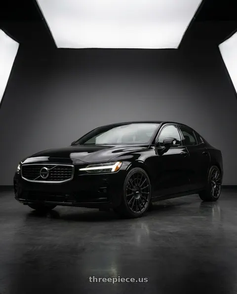 2020 Volvo S60 with Rotiform 1PC R142 LAS-R 5X108/5X120 19X8.5 +45 MATTE BLACK wheels