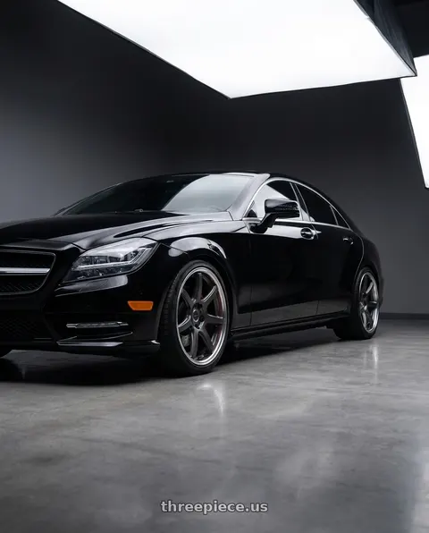 2012 Mercedes-Benz CLS550 with Work Emotion T7R 2P wheels