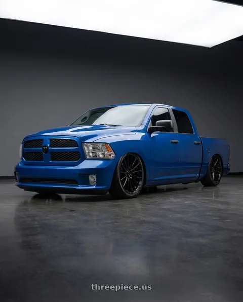 2016 Ram 1500 with DOLCE PERFORMANCE GHOST 5x120 20x8.5 +28 Gloss Black wheels