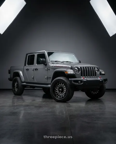 2021 Jeep Gladiator Sport with Cali Off-Road Switchback 9108 5x127 20x12-51 Gloss Black/Milled wheels