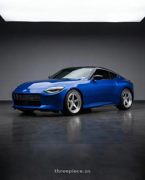 2024 Nissan Z with Aodhan DS09 5x114.3 19x9.5+22 Silver w/Machined Face wheels