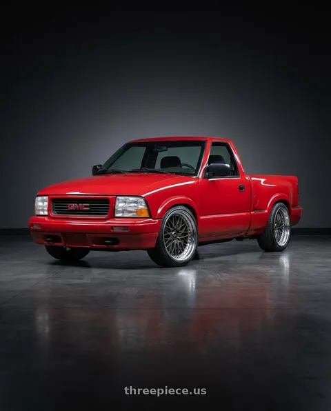 1995 GMC Sonoma with Work Vs-Xv 5x120.65 20x12-10 A Disk Matte Dark Gunmetal wheels