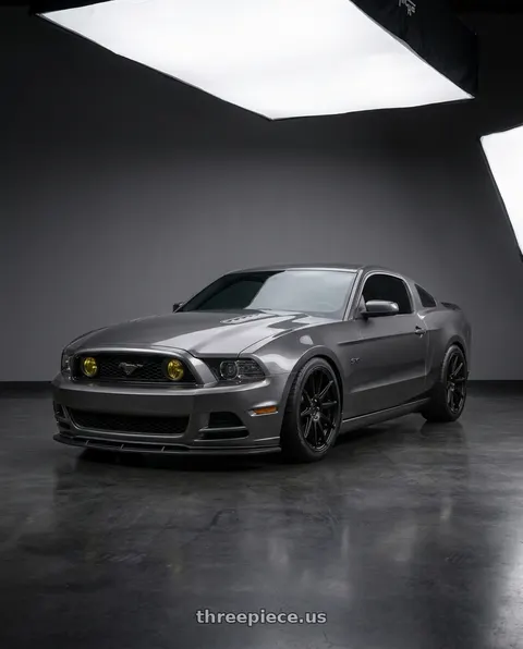 2014 Ford Mustang with Niche 1PC M147 ESSEN 5X114.3 20X9 +35 MATTE BLACK wheels