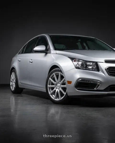 2015 Chevrolet Cruze with V�xx Este 5x98/5x105 16x7+40 Bright Silver wheels