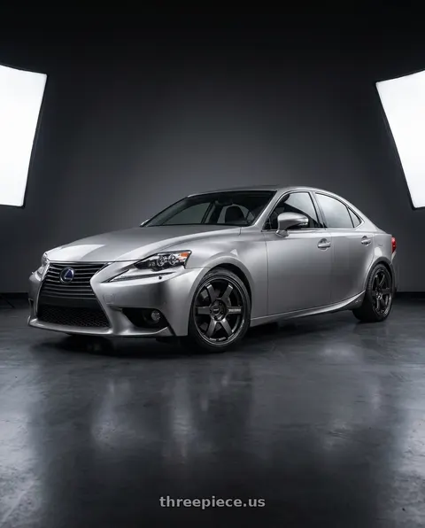 2013 Lexus IS F with Volk Racing TE37 Saga S-Plus 5x114.3 18x8.5+35 Diamond Dark Gunmetal wheels