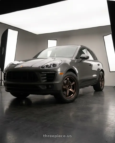 2017 Porsche Macan with Advan Racing GT BEYOND 5x112 20x10.5 +15 RACING COPPER BRONZE wheels