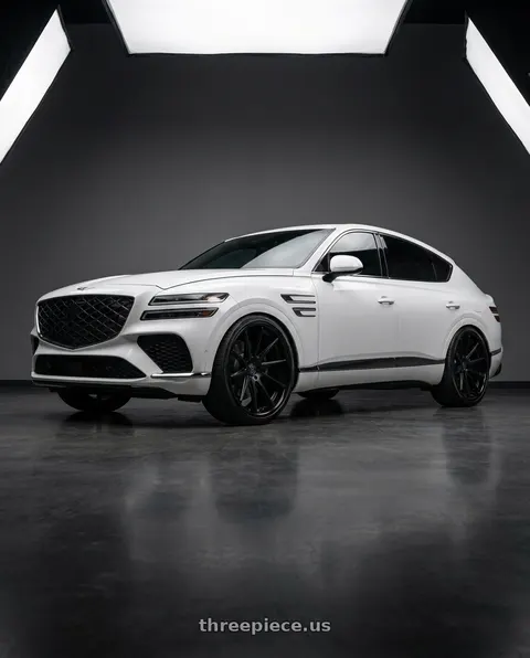 2027 Genesis GV80 with Rohana RFC10 5x114.3 22x9+35 Matte Black/Gloss Black Lip wheels