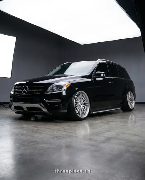 2014 Mercedes-Benz ML550 with Asanti Forged CX857 5x120 22x9 +30 Brushed wheels