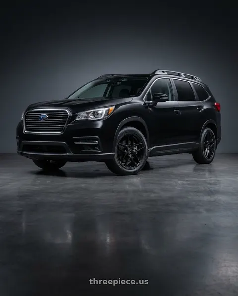 2025 Subaru Ascent with Motiv 435B Foil 5x114.3/5X120 20x8.5 +40 Gloss Black wheels