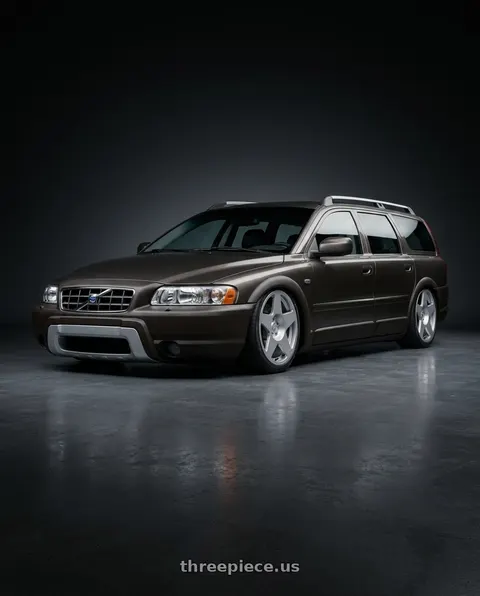 2006 Volvo XC70 with fifteen52 Tarmac 5x108 18X8.5 +42 SPEED SILVER (GLOSS SILVER) wheels
