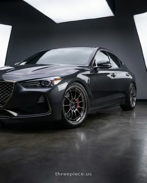 2019 Genesis G70 with Enkei NT03+M 5x114.3 18x9.5+40 SBC wheels