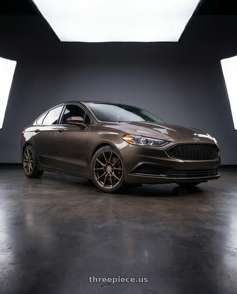 2017 Ford Fusion with TSW NEPTUNE 5X108 19X8 +40 MATTE BRONZE wheels