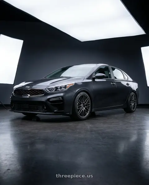 2020 Kia Forte LXS with Enkei EKM3 5x114.3 17x7+38 Gunmetal wheels