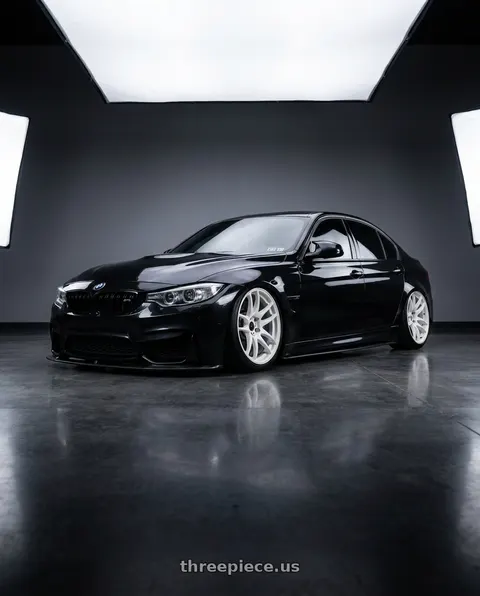 2016 BMW M3 with Work Emotion CR Kiwami wheels