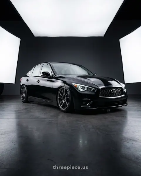 2024 INFINITI Q50 with Ssr Gtx04 5x114.3 19x9.5+38  DARK GUNMETAL wheels