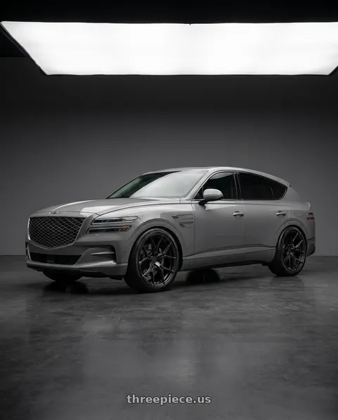 2027 Genesis GV80 Advanced with Rohana RFX5 5x114.3 22x10.5+40 Matte Black wheels