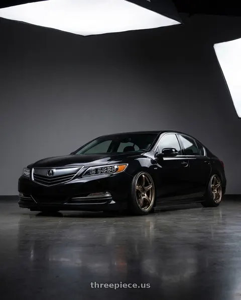 2015 Acura RLX with Advan Racing TC4 5x120 18x9.5 +38 UMBER BRONZE (NO RING) wheels