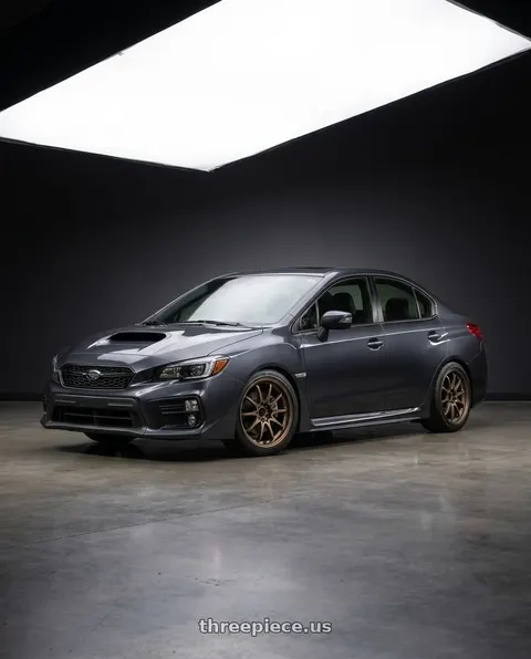 2018 Subaru WRX Limited with Volk Racing CE28N-PLUS 5x114.3 18x9.5+38 Matte Gunbronze wheels
