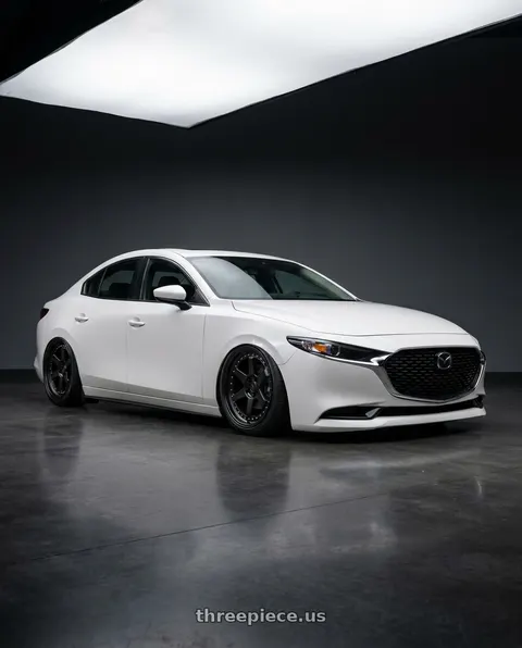 2022 Mazda 3 with Black Rock 965B 6X135 20x9 +12 Matte Black wheels